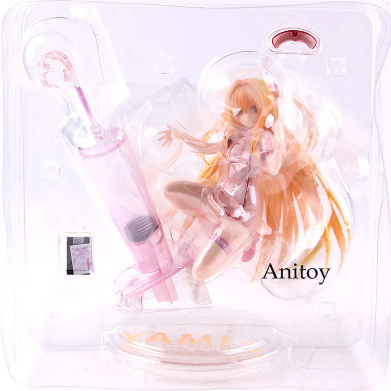 without retail box Аниме To Love Ru To Love Darkness фигурка Золотая тьма Konjiki No Yami Nurse Ver. 1/7 масштаб экшн Коллекционная модель игрушки - Цвет: without retail box