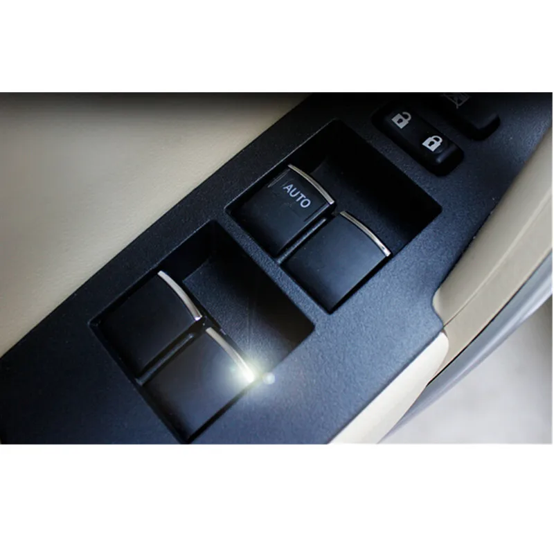 Авто Стайлинг для Toyota Rav4 окна автомобиля подъемник переключатель Стикеры двери