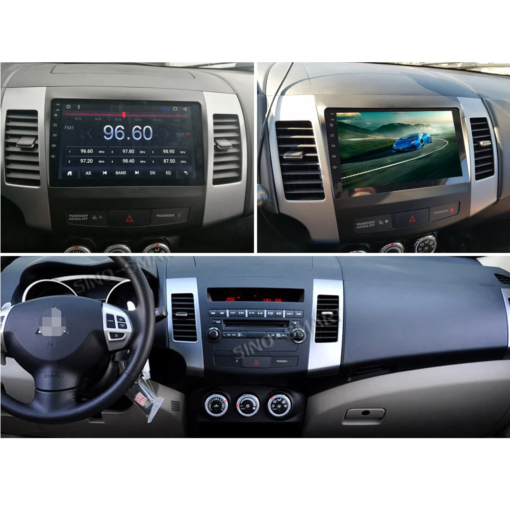 Sinosmart 8 сердечника DSP 48EQ 2Din IPS/QLED 2.5D экран автомобильный gps мультимедийное радио