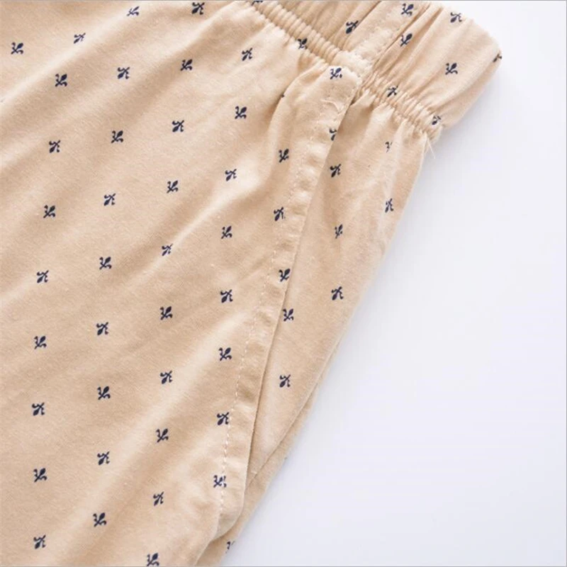 Новинка 2017 года сезон: весна–лето Для мужчин Пижамные штаны для Мягкий хлопок