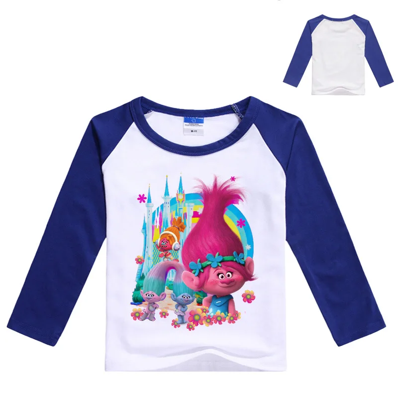 2017 Весенняя футболка с длинными рукавами для топы девочек хлопковая маленьких s