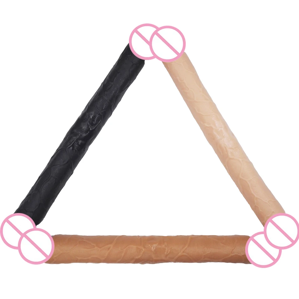 Фаллоимитатор с двойными головками camaTech 45 см фаллоимитатор двойным