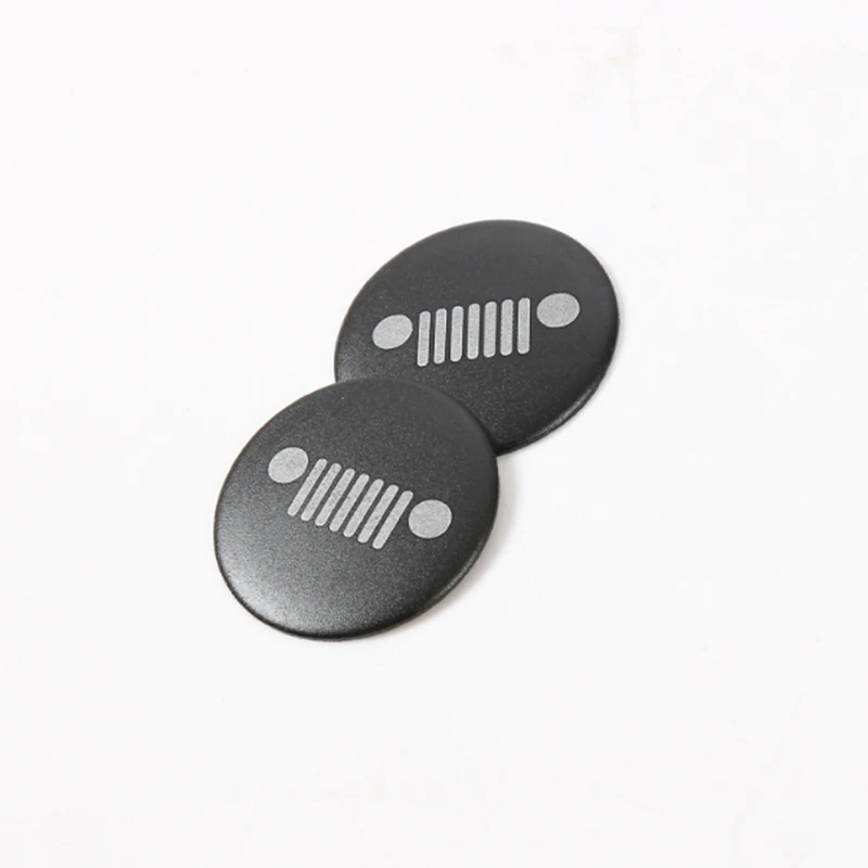 2 шт. синий черный красный золотой алюминиевый CD переключатель наклейка отделка