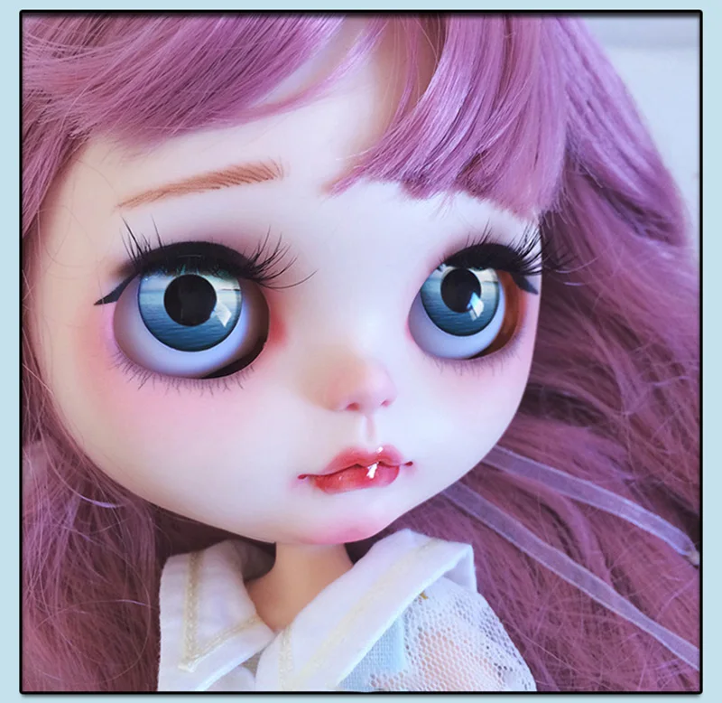10 пар/уп. DIY Eyechips узор Blyth кукольные глаз фишек Бумага шаблон для 1:6 ледяной