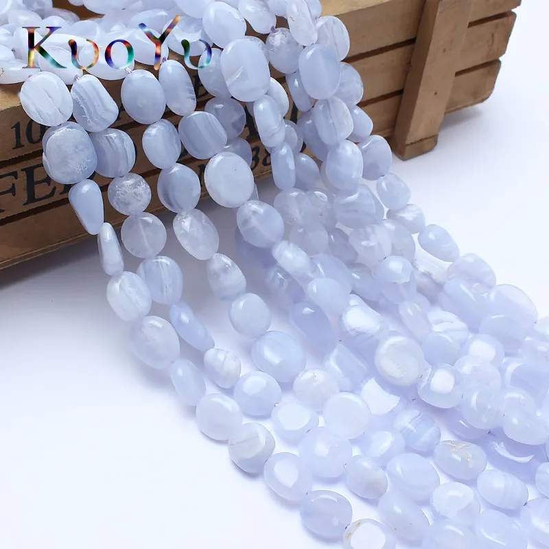 Естественный неправильной формы фиолетовый полосатый оникс Агаты бисер