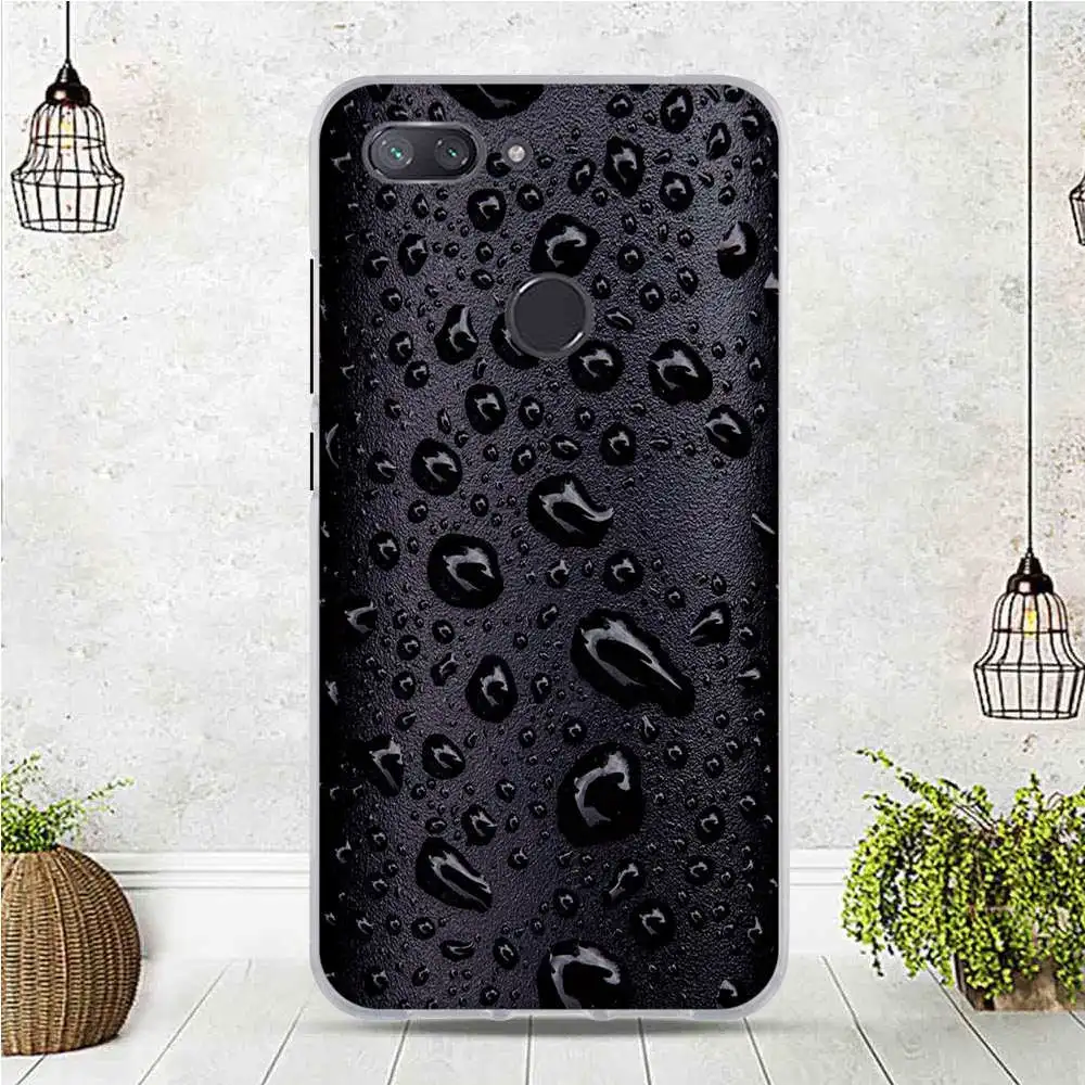 Чехол для Xiaomi Mi 8 Lite/Mi Youth (Mi 8X) однотонный силиконовый прозрачный чехол Mi8 Lite ТПУ