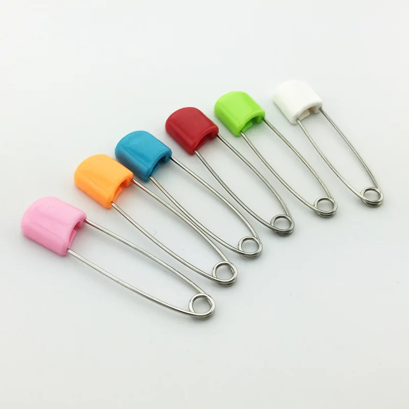 Улыбающееся лицо цветная английская булавка мультяшная пластиковая хлебная головка для детей офисная прищепка поставки мультфильм картинки из нержавеющей стали