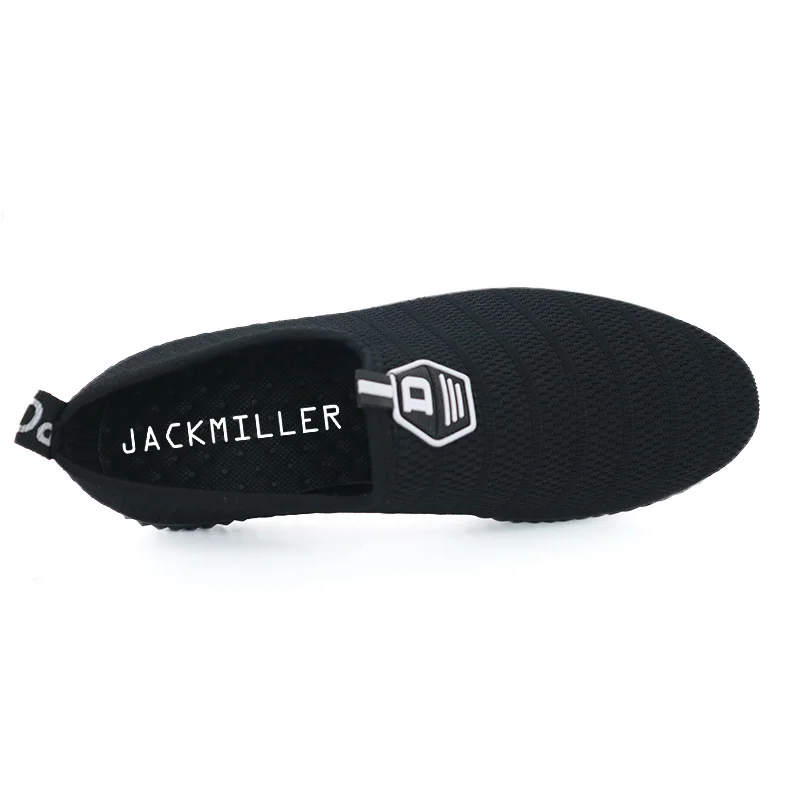 Jackmiller/повседневная мужская обувь без шнуровки Летняя дышащая сетчатая для