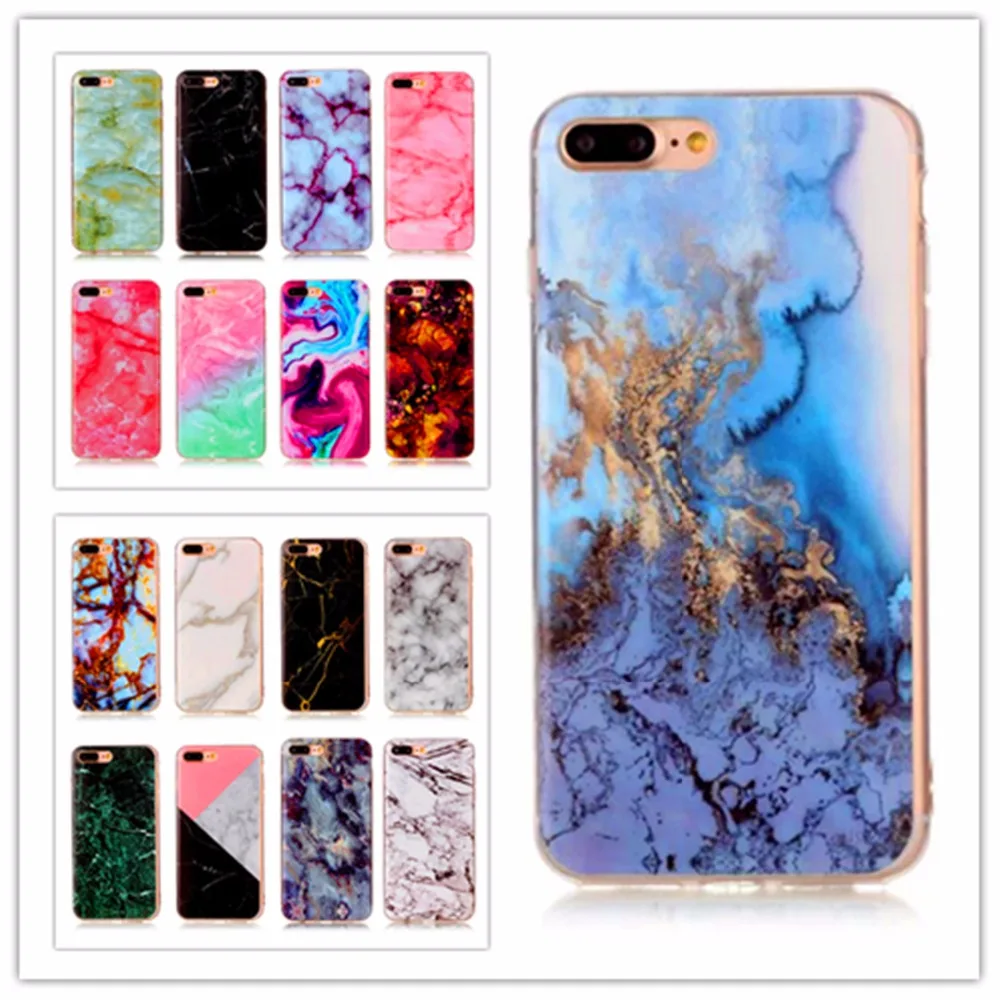 Гранитный мраморный камень картина Мягкий ТПУ чехол для Appie iPhone 5C 5 5S SE 6 6S 7 8 plus