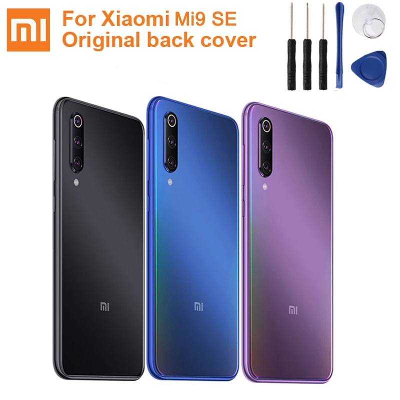 Оригинальный стеклянный чехол для Xiaomi 9 SE M9 MI9 задняя крышка аккумулятора