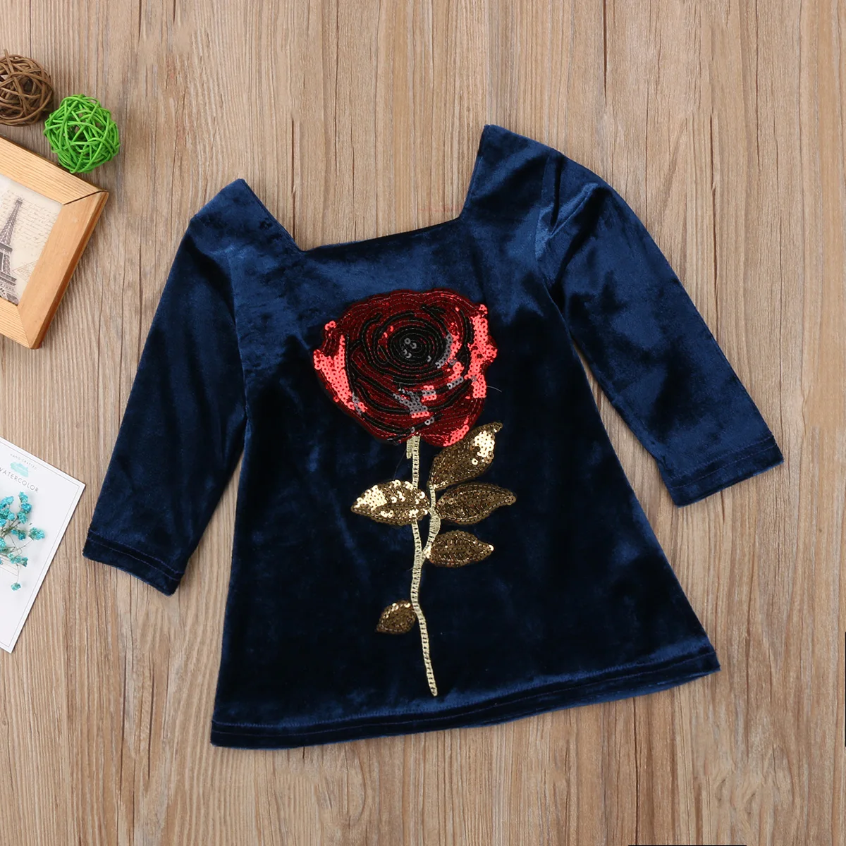 New Kids Toddler Baby Girls Silk Sequin 3D Flower Princess Party Dress Sundress Children Clothes | Детская одежда и обувь