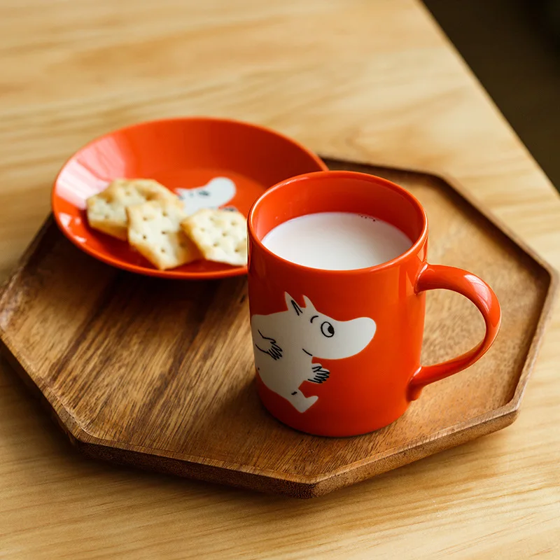 Японский стиль Moomin керамические кружки милый объем чашки 316 мл кофейная чашка глазурь цвет мультфильм Закуски Блюдо подарок на день Святого Валентина
