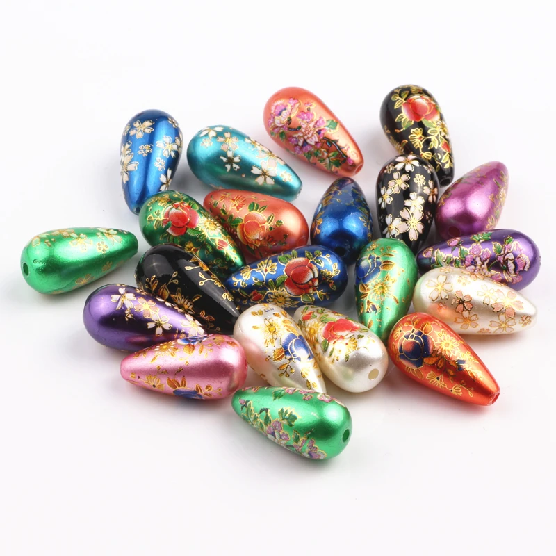 20 шт. бусины в форме капли 21 х11 мм|beads for diy|teardrop beadsdrop beads |