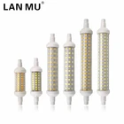 R7s светодиодный светильник 78 мм 118 мм 135 мм светодиодный лампа 6 Вт, 9 Вт, 12 Вт SMD 2835 лампада светодиодный светильник 220V-240V AC Заменить галогенная лампа-прожектор светильник