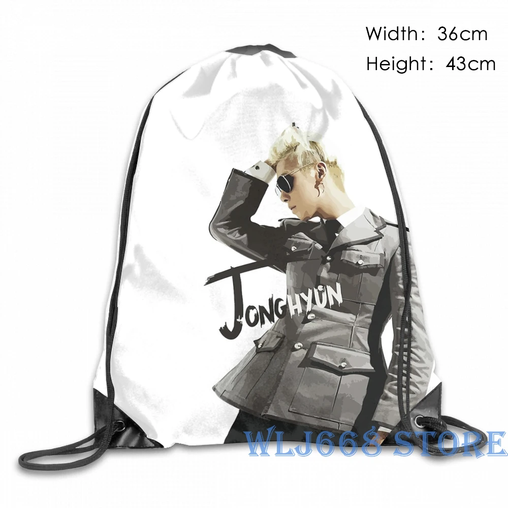 Сумка через плечо с забавным графическим принтом для женщин SHINee Jonghyun (2) рюкзак на