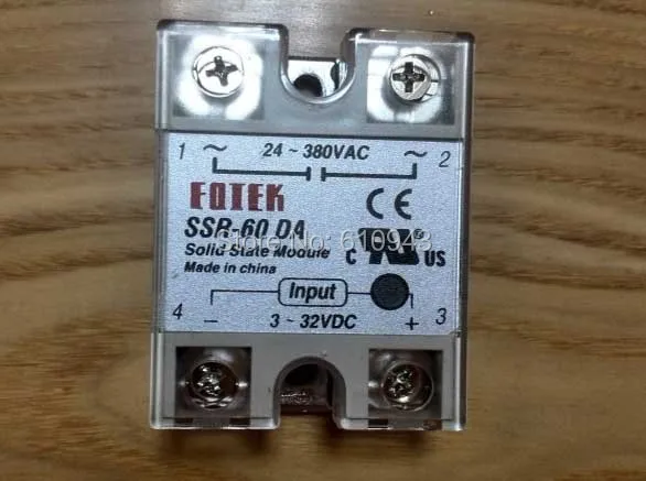 Реле FOTEK SSR-60DA от производителя 60A ssr вход 3-32VDC выход 24-380VAC | Обустройство дома