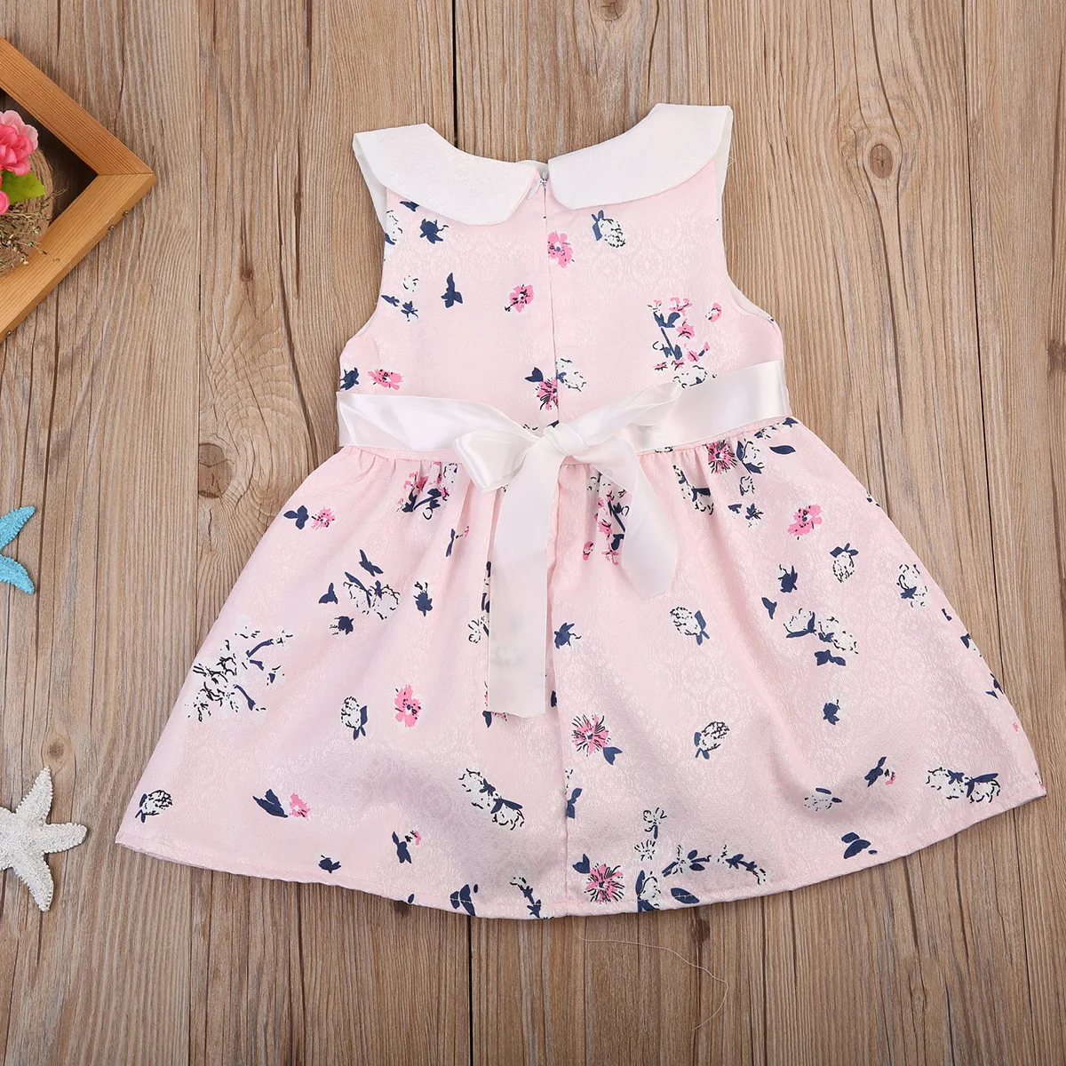 2017 летняя брендовая одежда с цветочным рисунком для малышей милое розовое