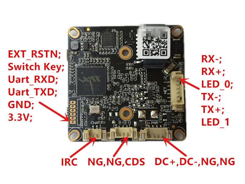 960P 1280*960 плата модуля ip-камеры XM510+ H65 H.264 ONVIF P2P Cloud 38*38 мм 1/3 дюймов CMOS мобильное наблюдение