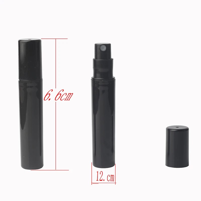 100pcs New 4ML Portable Trial Pack Plastic Material Perfume Spray Bottle and Empty | Refillable Bottles