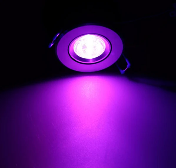 Светодиодные лампы 3 Вт RGB 16 цветов Точечный светильник AC85-265V + инфракрасный пульт