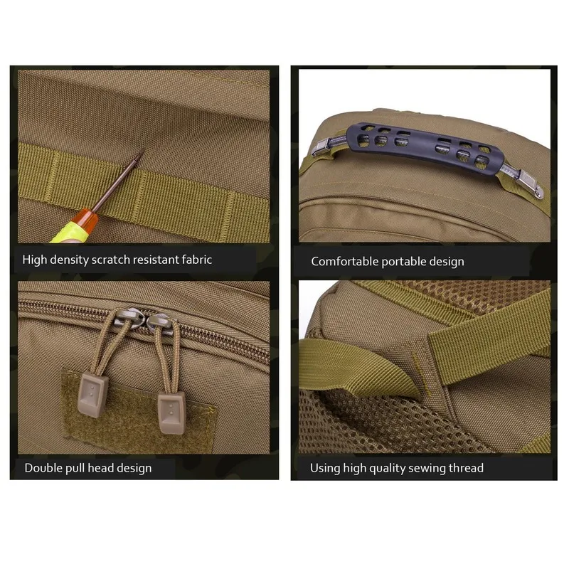 Военный рюкзак большой емкости тактические сумки охотничий для кемпинга