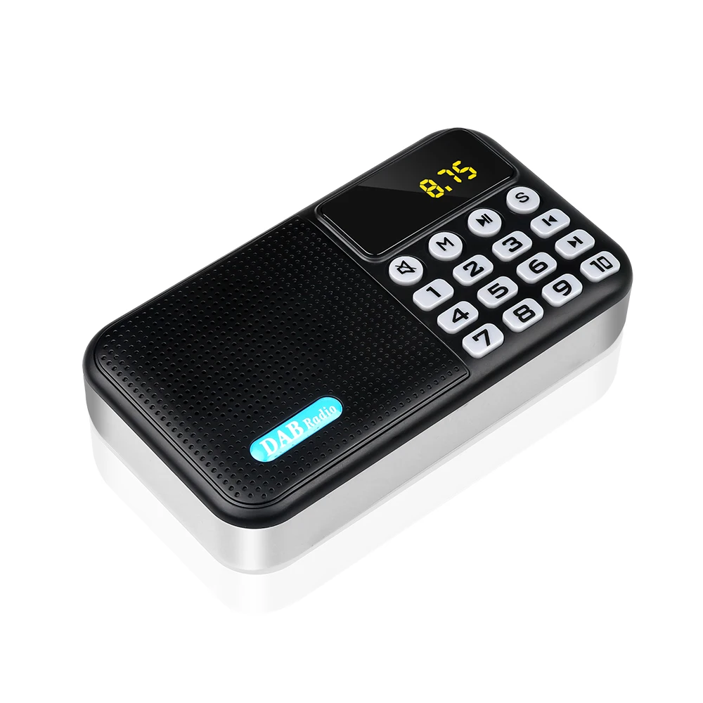Kebidumei 2 в 1 DAB + FM цифровой радио плеер приемник Bluetooth динамик мини музыка стерео