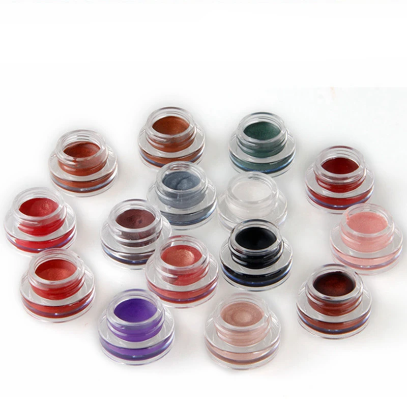 12 цветов блестящая подводка для глаз крем водонепроницаемый Быстросохнущий