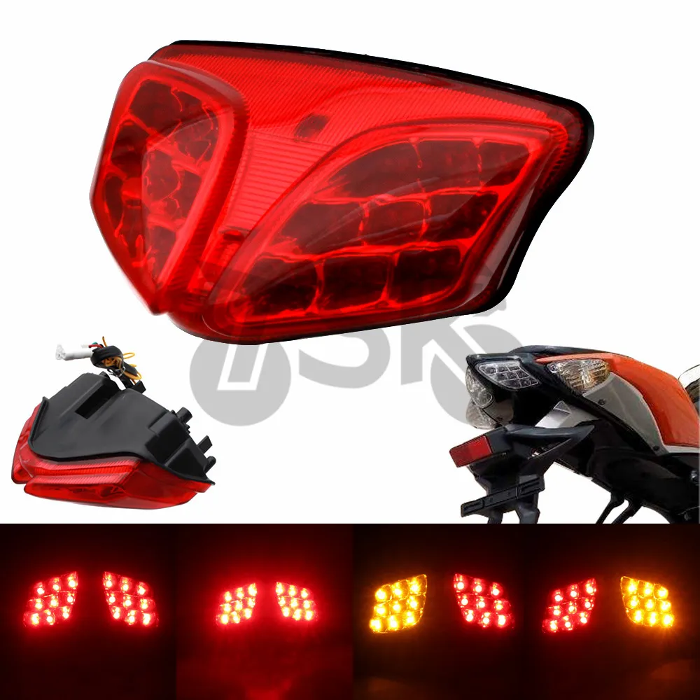 Для Suzuki K8 K9 K11 GSX R 600 750 2008 2012 GSXR 1000 2009 2016 встросветильник светодиодный задний сигнал