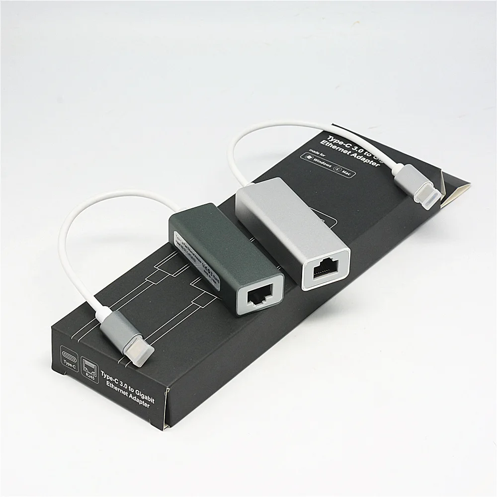 Сетевой адаптер Ethernet Type-C папа-RJ45 сетевой конвертер USB-C | Компьютеры и офис