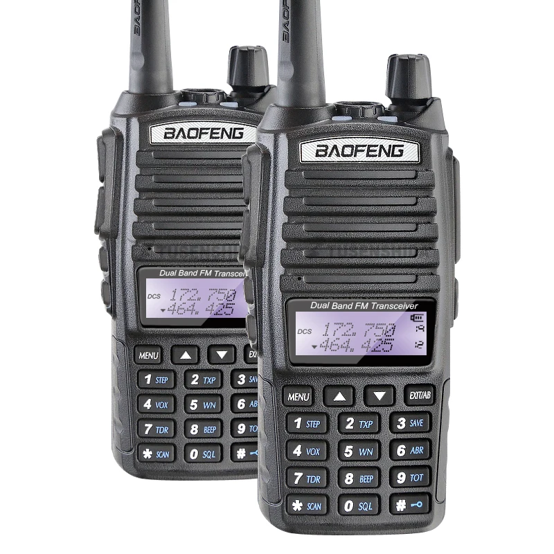 2 шт./лот Baofeng UV-82 портативное радио VHF UHF двухдиапазонный Comunicador UV82 Удобная рация