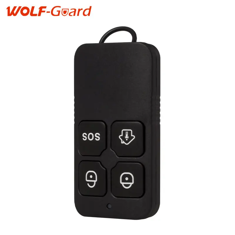 Wolf-Guard 433MHZ Black Color Waterproof Wireless Remote Controller for Alarm System Host | Безопасность и защита