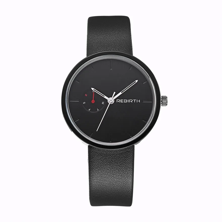 Роскошные Брендовые женские кварцевые часы модные водонепроницаемый кожаный