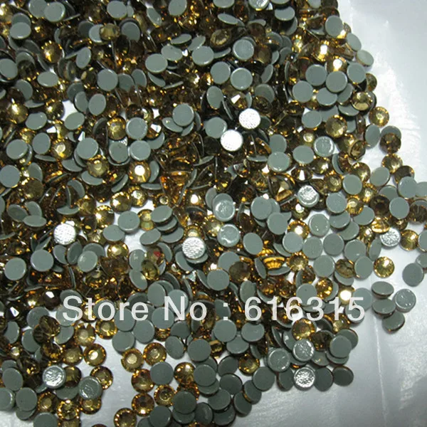 Чрезвычайно блестящие камни горячей фиксации ss20 вмонтированный Топаз горный