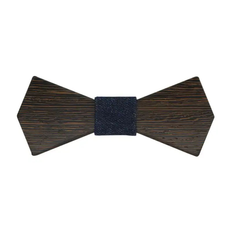 A19 Для мужчин из твердых пород дерева бабочка галстук-бабочка ручной работы из дерева - Цвет: A19