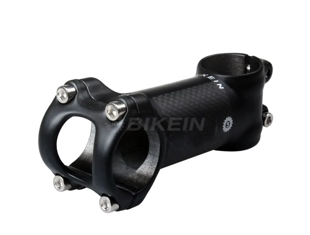 Bikein для велосипеда дорожный велосипед Pro Stem 31,8 мм 3 k Carbon+ Alum. Запчасти для горного велосипеда 80/90/100/110 мм MTB стебли супер свет 130 г