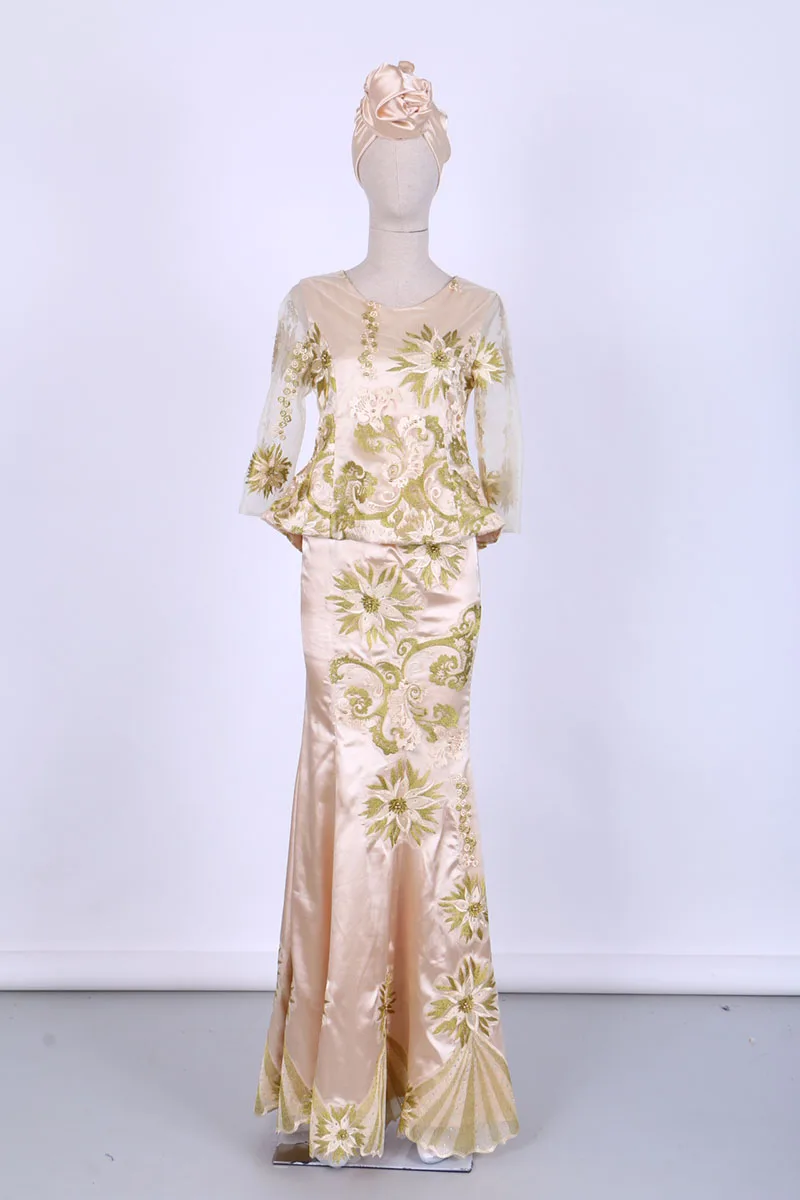 Платье женское кружевное с вышивкой большие размеры XG004|women african clothing|african clothingafrican