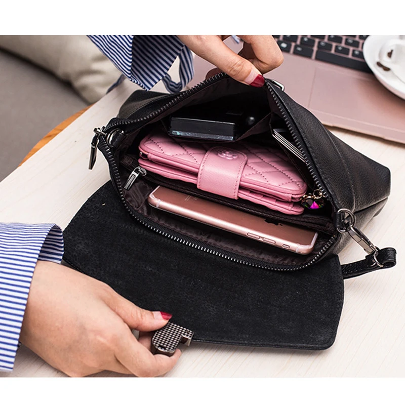 2017 модная женская сумка-мессенджер из воловьей кожи брендовая летняя сумка-клатч