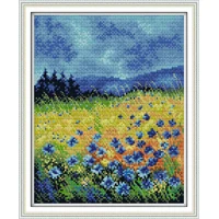 Beautiful Flowers 2 NKF красивые цветы штампованные вышивки крестом узоры DIY наборы 14CT11CT китайские наборы для вышивания, рукоделия для домашнего декора - Цвет: Beautiful Flowers 2