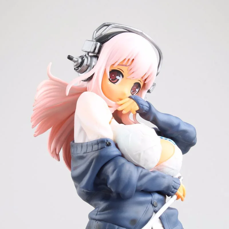 Сексуальная фигурка из аниме Super Sonico Winter Ver. Масштаб 1/6 ПВХ фигурки коллекционные