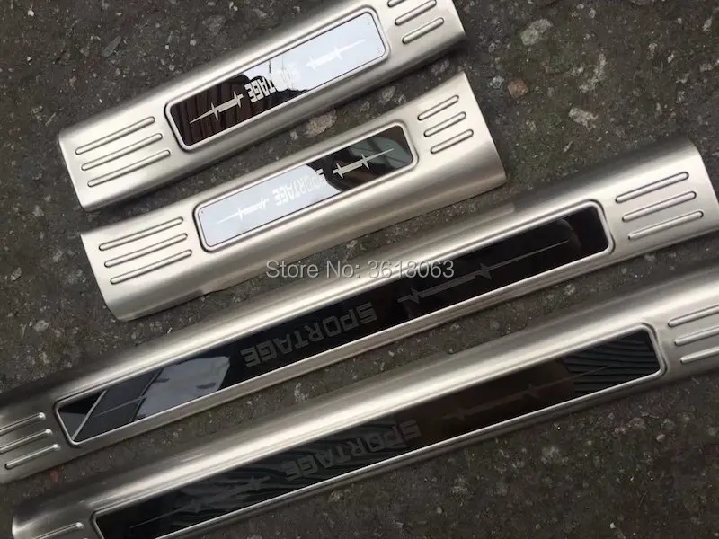 Для KIA Sportage 2017 2018 Накладка на порог Защитная крышка Добро пожаловать педаль