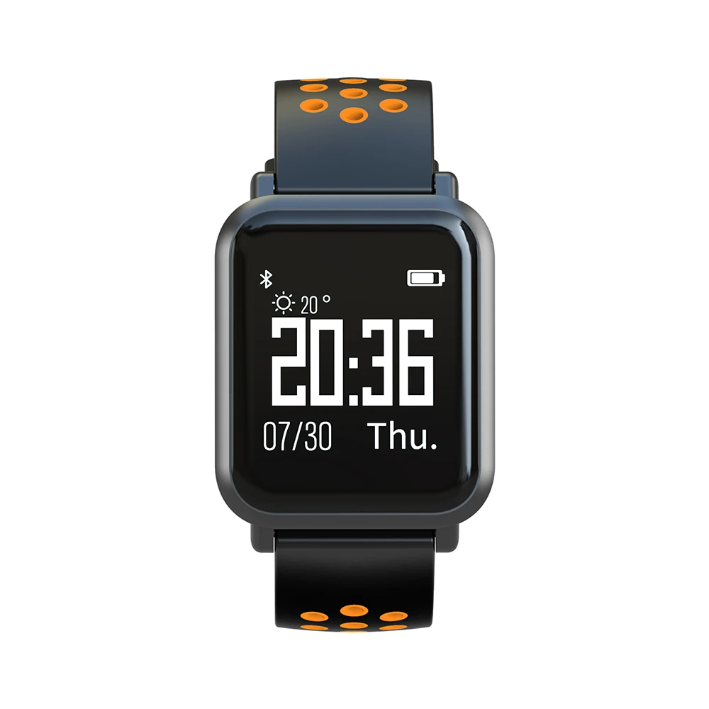 New smart watch IP68 Waterproof BT4.0 real-time heart rate monitor Blood pressure Running multi-sport model For Xiaomi Huawei |