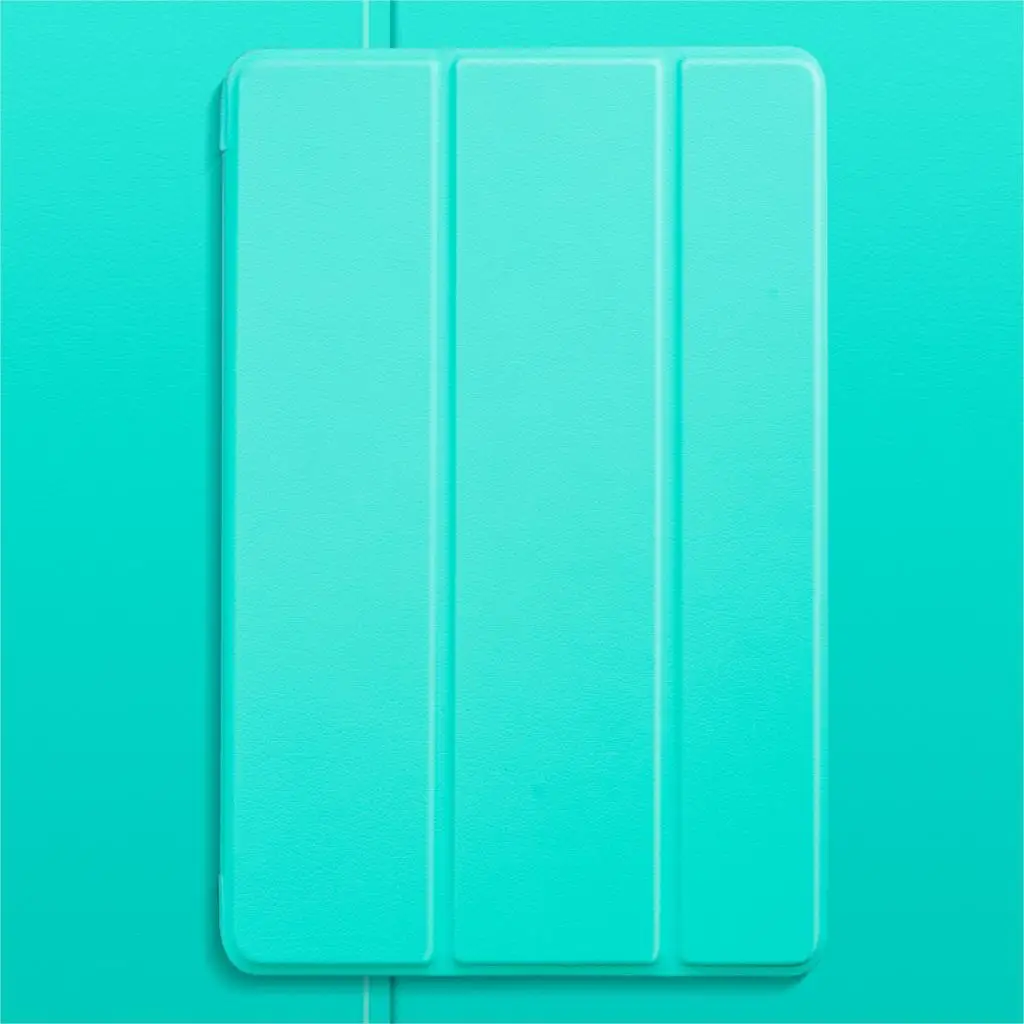 MINT Для Xiaomi mi Pad 4 чехол, GOOJODOQ mi Pad4 чехол из искусственной кожи Силиконовый Мягкий противоударный Тонкий чехол для Xiaomi mi pad 4 чехол Funda - Цвет: MINT