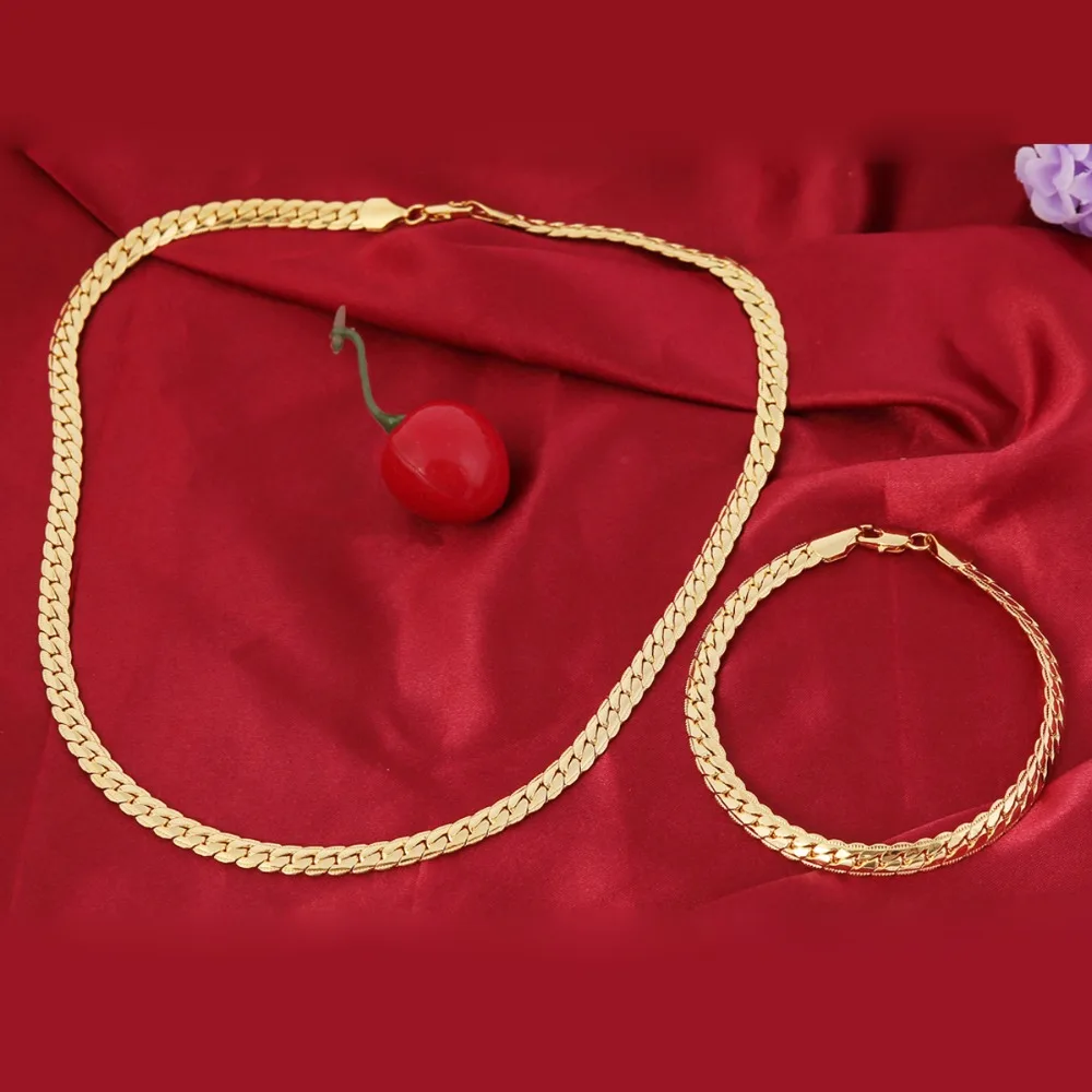 Bangrui ожерелье желтого цвета мужские ювелирные изделия оптом новые модные золотые