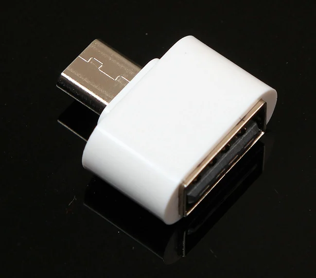 50 шт./лот мини микро usb к USB OTG адаптер хоста для планшетов ПК Подключение U