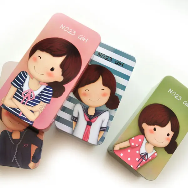 Двухслойный ящик для хранения с героями мультфильмов настольный отделочный