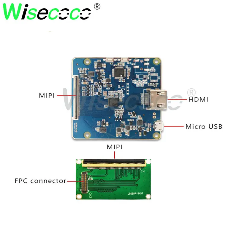 5 дюймов 2K 1440x2560 IPS LCD экран HDMI MIPI контактная плата для Raspberry Pi|ЖК-экраны и панели