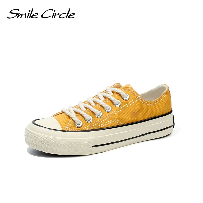 Smile Circle/2018 г. Весенне-летние белые кроссовки Женская Ультрамягкая повседневная