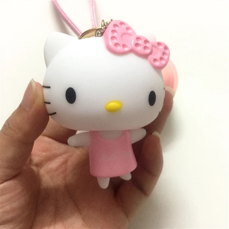 1 шт. розовый милый маленький колокольчик Hello Kitty с пряжкой подарок на день
