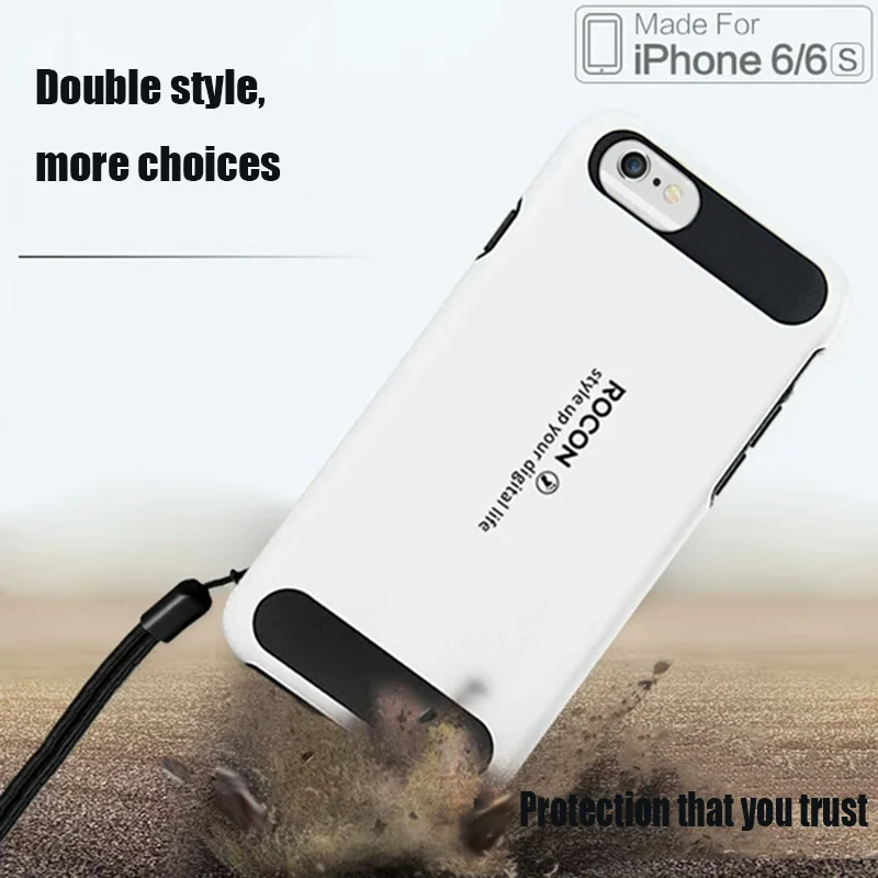 Благородный моды защиты против падения мобильного телефона чехол для iPhone 7 6 S 5 5S 8