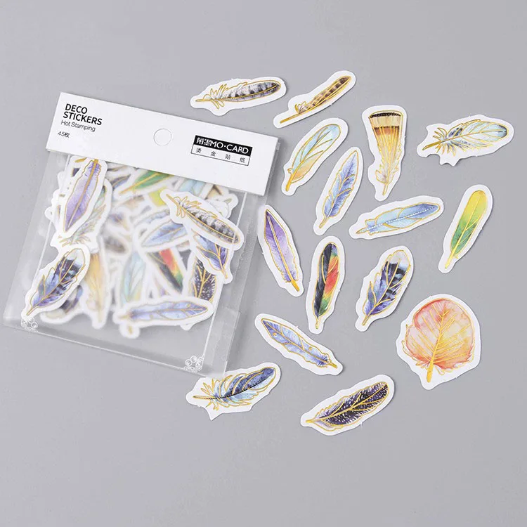 45 шт./упак. бронзировать этикетки Стикеры ручная работа украшение для альбома